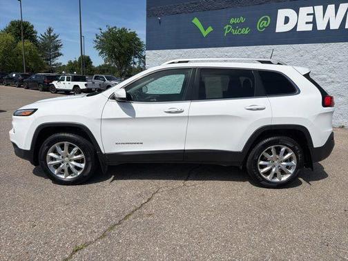 Bright White Clearcoat 2017 Jeep Cherokee Limited