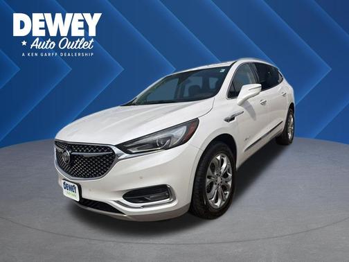 White Frost Tricoat 2018 Buick Enclave Avenir