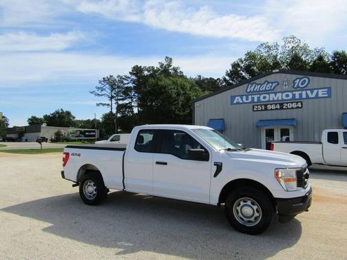 WHITE 2021 Ford F-150 SUPER CAB