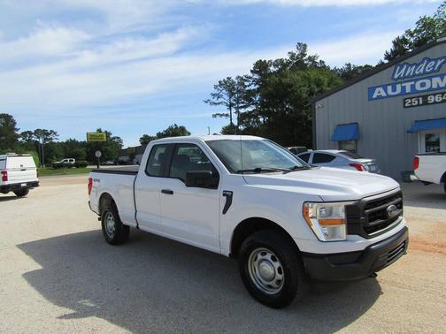 WHITE 2021 Ford F-150 SUPER CAB