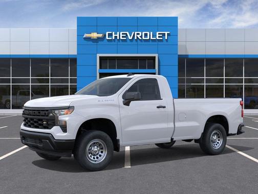 Summit White 2026 Chevrolet Silverado 1500 WT