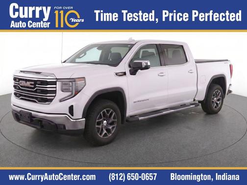 White Frost Tricoat 2025 GMC Sierra 1500 SLT