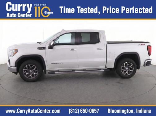 White Frost Tricoat 2025 GMC Sierra 1500 SLT