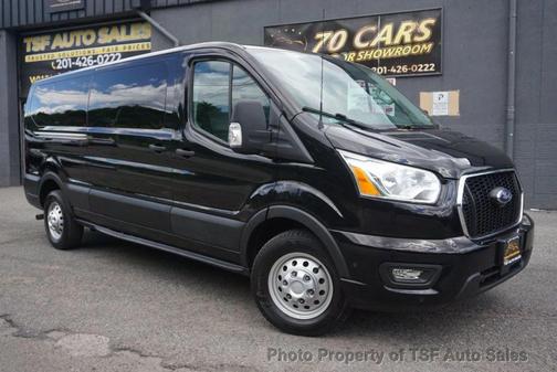 Agate Black Metallic 2021 Ford Transit-350 XLT
