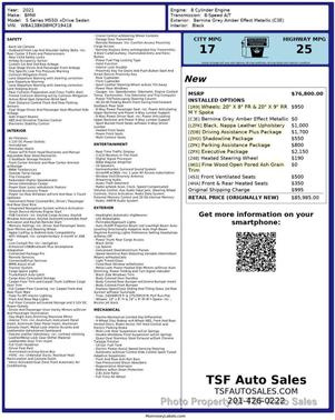 2021 BMW M550 i Xdrive