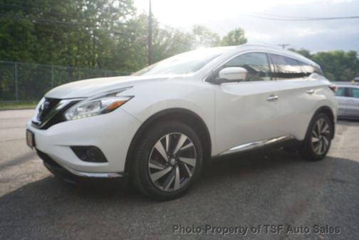 Pearl White 2015 Nissan Murano Platinum