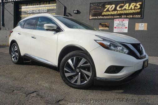 Pearl White 2015 Nissan Murano Platinum