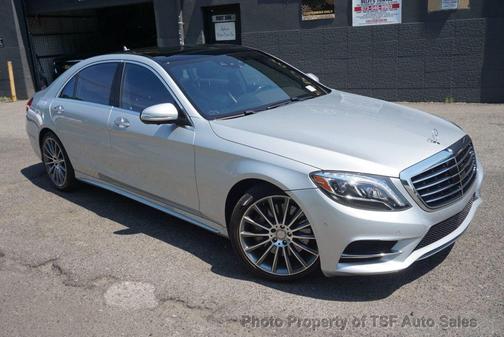 Iridium Silver Metallic 2015 Mercedes-Benz S-Class 4dr Sedan S 550 DRIVER ASSIST/SPORT PKGS 20' WHEELS DESIGNO SEAT