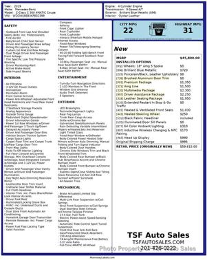 2019 Mercedes-Benz C-Class C 300 4MATIC