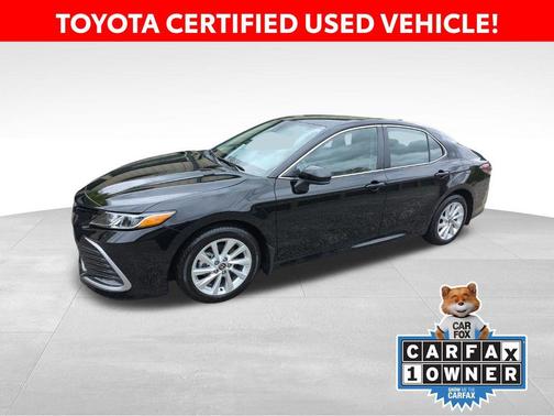Midnight Black Metallic 2023 Toyota Camry LE
