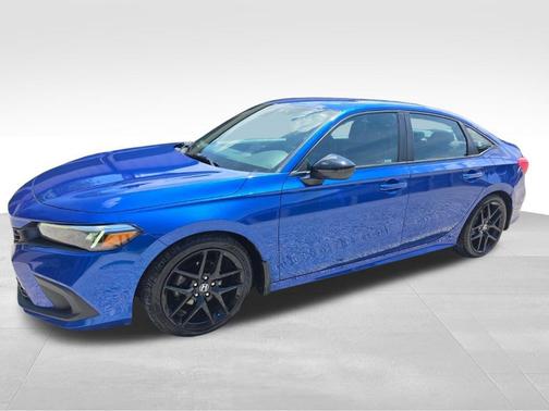 Blue 2022 Honda Civic Sport