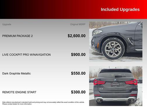 2022 BMW X3 xDrive30i