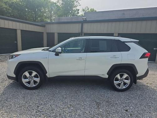Blizzard Pearl 2020 Toyota RAV4 Hybrid Limited