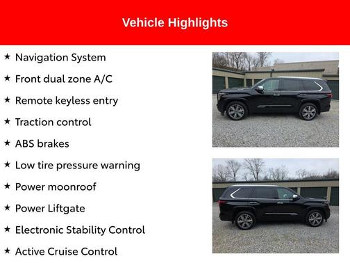 Midnight Black Metallic 2024 Toyota Sequoia Capstone