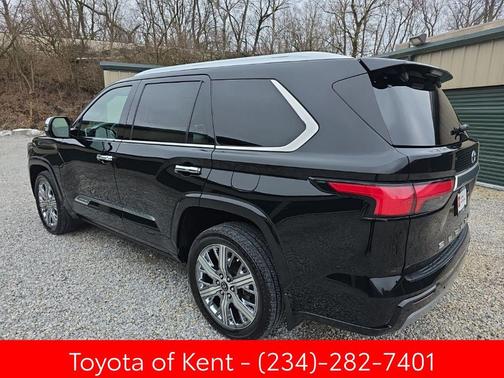 Midnight Black Metallic 2024 Toyota Sequoia Capstone