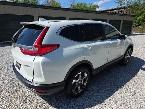 White Diamond Pearl 2018 Honda CR-V EX-L