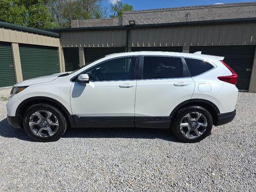 White Diamond Pearl 2018 Honda CR-V EX-L