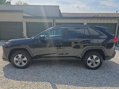 Midnight Black Metallic 2025 Toyota RAV4 Hybrid LE