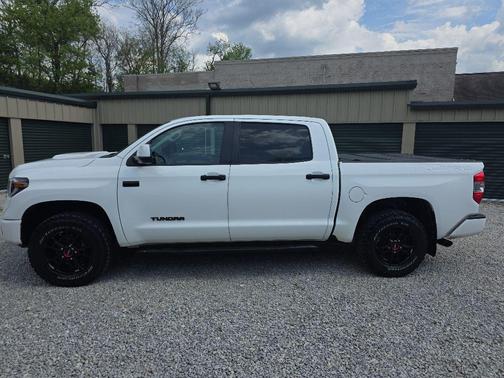 Super White 2019 Toyota Tundra TRD Pro 5.7L V8