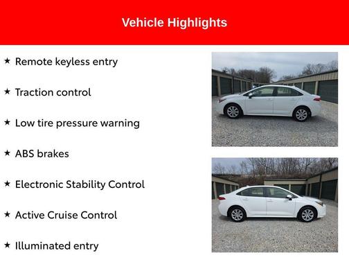 Ice Cap 2025 Toyota Corolla Hybrid LE