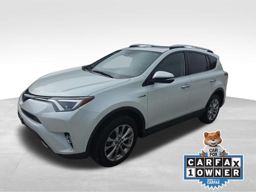 Blizzard Pearl 2016 Toyota RAV4 Hybrid Limited