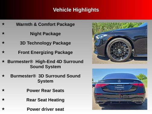 2024 Mercedes-Benz S-Class S 580 4MATIC