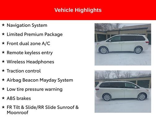 2017 Toyota Sienna Limited Premium