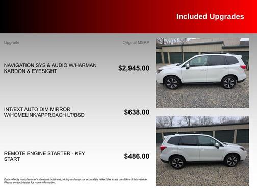 2018 Subaru Forester 2.5i Limited