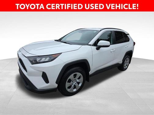 Super White 2021 Toyota RAV4 LE