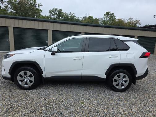 Super White 2021 Toyota RAV4 LE