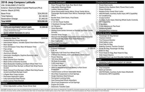 2018 Jeep Compass Latitude