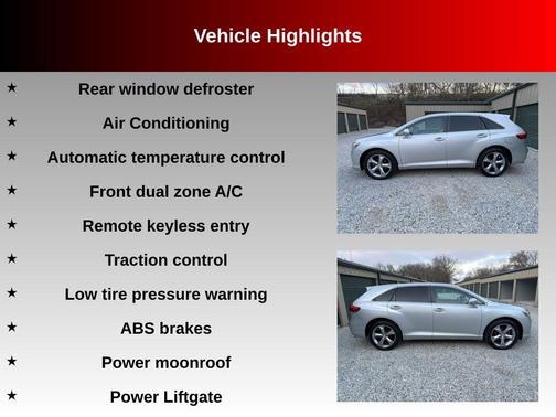 Classic Silver Metallic 2014 Toyota Venza Limited