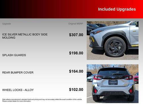 Ice Silver Metallic 2025 Subaru Crosstrek Sport
