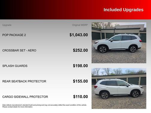 Crystal White Pearl 2024 Subaru Forester Touring