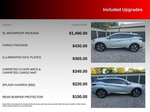 Brilliant Silver Metallic 2023 Nissan Murano SL Intelligent AWD