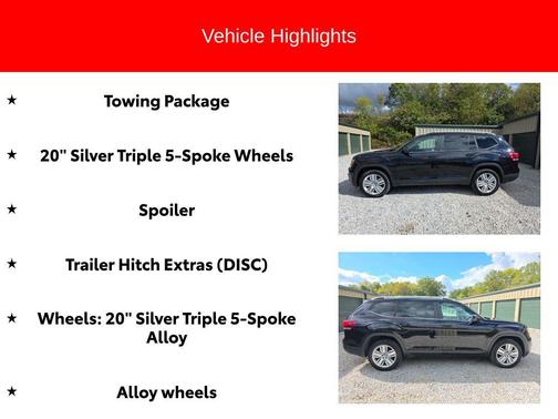 2019 Volkswagen Atlas 3.6L SE w/Technology