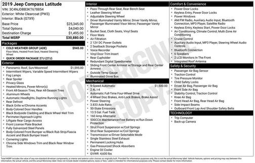 2019 Jeep Compass Latitude