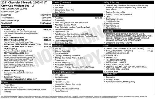 2021 Chevrolet Silverado 2500 LT