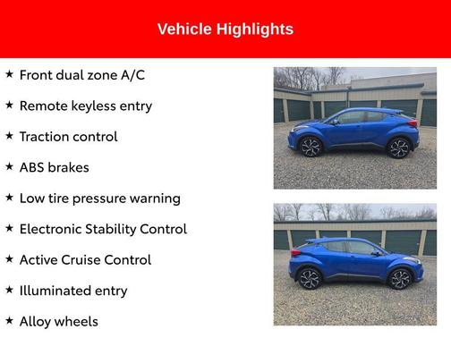 Blue Eclipse Metallic 2018 Toyota C-HR XLE