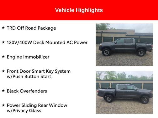 Magnetic Gray Metallic 2023 Toyota Tacoma TRD Off Road