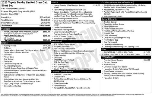 2023 Toyota Tundra Limited