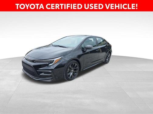 Midnight Black Metallic 2024 Toyota Corolla XSE