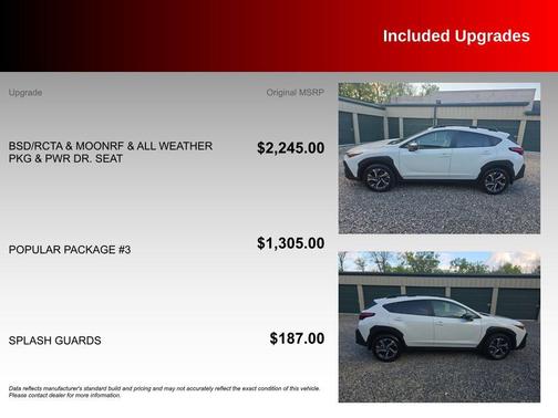 Crystal White Pearl 2024 Subaru Crosstrek Premium