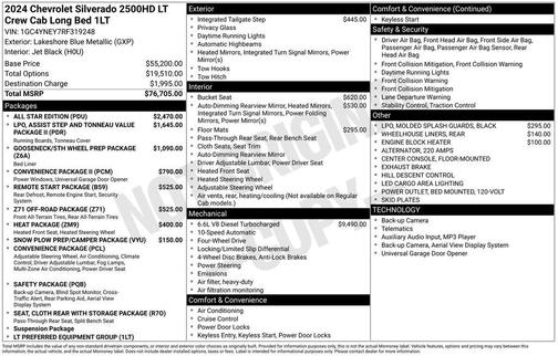 2024 Chevrolet Silverado 2500 LT