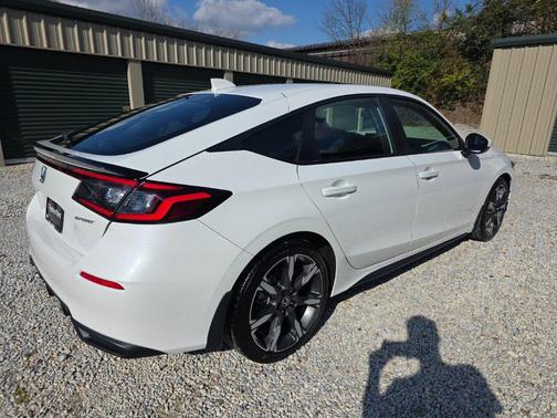 Platinum White Pearl 2025 Honda Civic Sport
