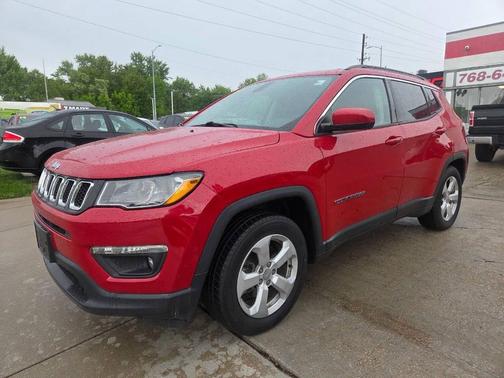 Red 2017 Jeep New Compass Latitude