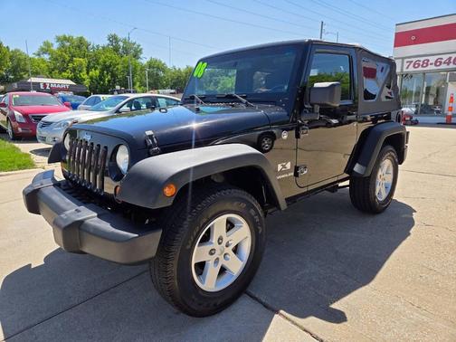 Black 2008 Jeep Wrangler X