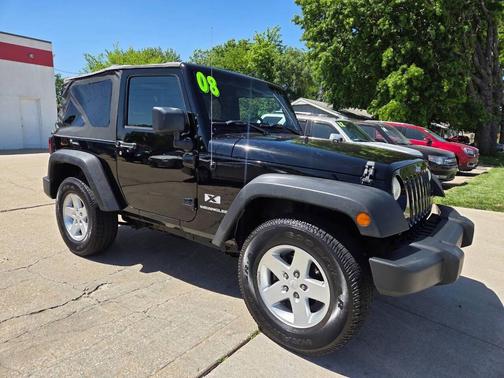 Black 2008 Jeep Wrangler X