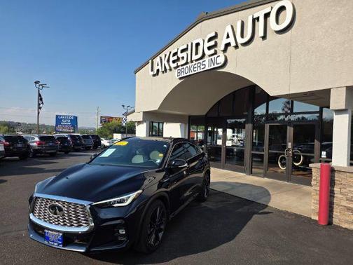 Hermosa Blue 2023 INFINITI QX55 ESSENTIAL