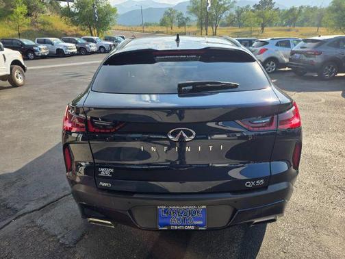 Hermosa Blue 2023 INFINITI QX55 ESSENTIAL
